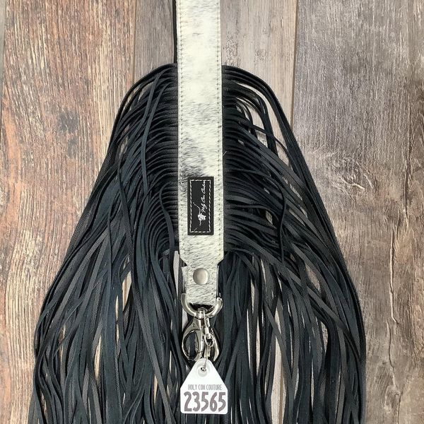 Western Mini Leather Fringe Strap 48" #23565