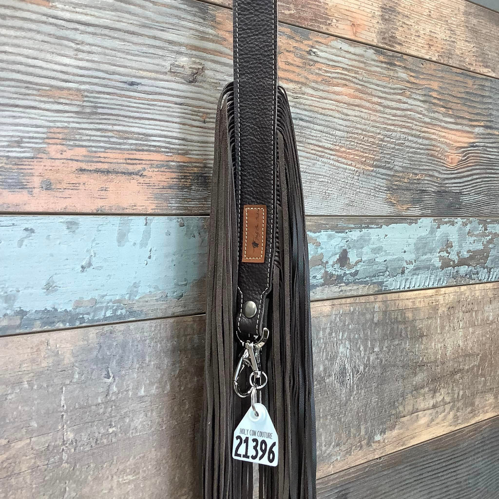 Western Mini Leather Fringe Strap 48" #21396