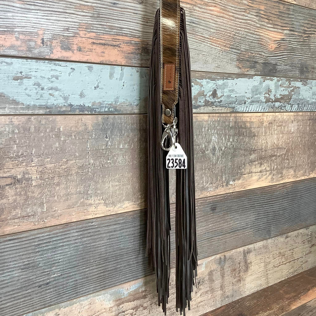 Western Mini Leather Fringe Strap 48" #23584