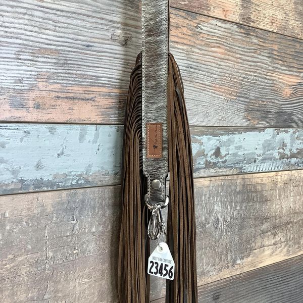 Western Mini Leather Fringe Strap 48" #23456