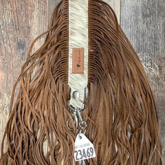 Western Mini Leather Fringe Strap 48" #23469