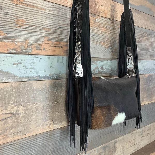 Western Mini Leather Fringe Strap 48" #22617