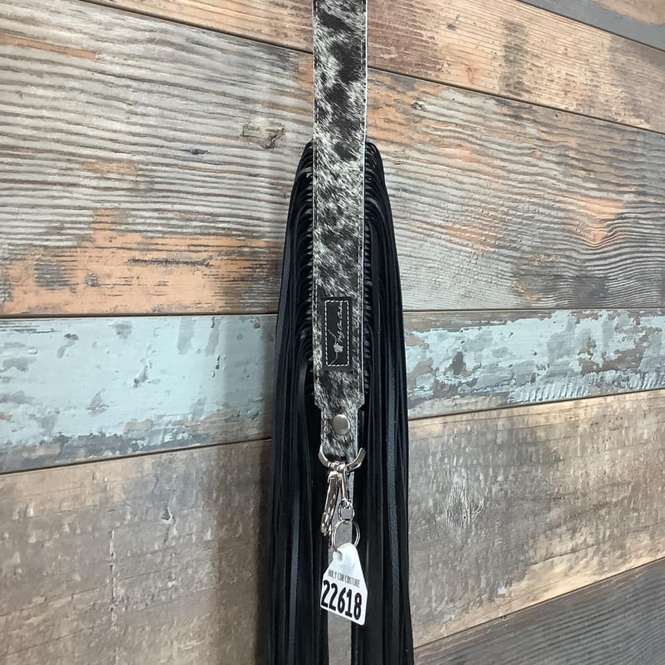 Western Mini Leather Fringe Strap 48" #22618