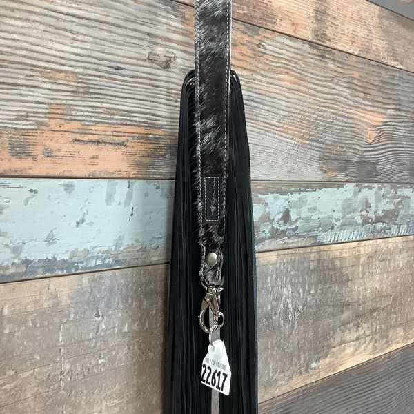 Western Mini Leather Fringe Strap 48" #22617