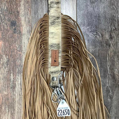 Western Mini Leather Fringe Strap 48" #22650