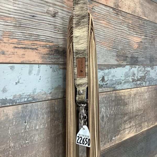 Western Mini Leather Fringe Strap 48" #22650