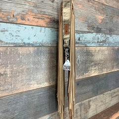 Western Mini Leather Fringe Strap 48" #22650