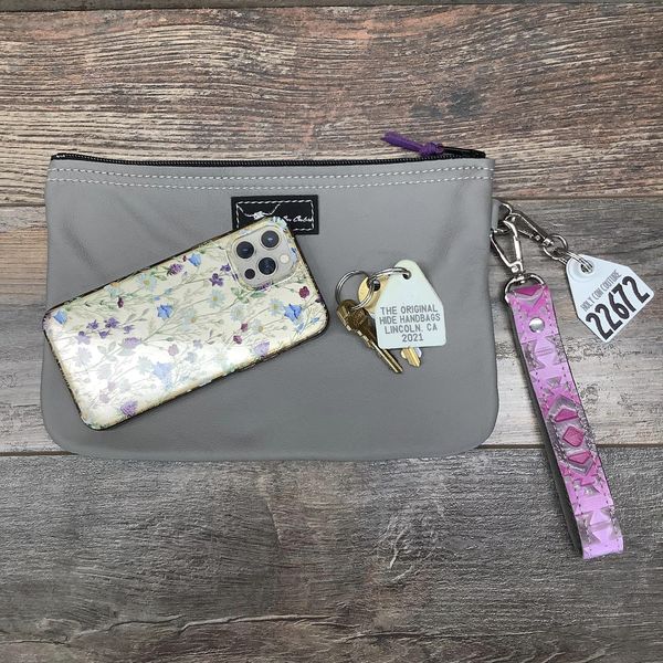 Western Leather Wristlet Clutch #22672