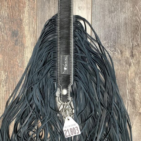 Western Mini Leather Fringe Strap 48" #21803