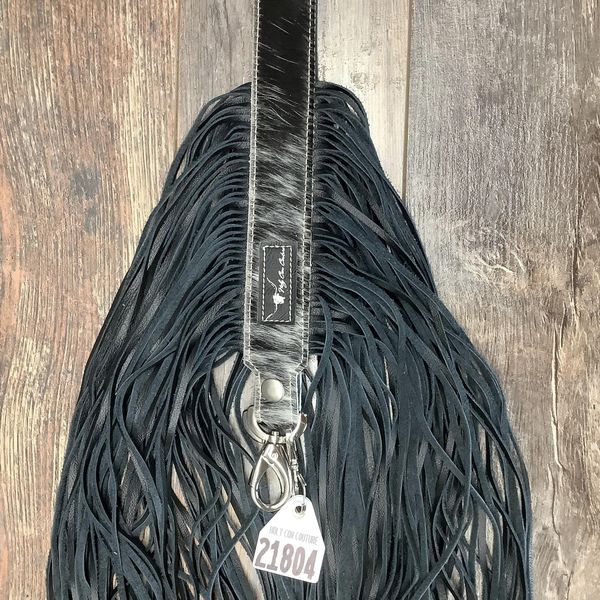 Western Mini Leather Fringe Strap 48" #21804