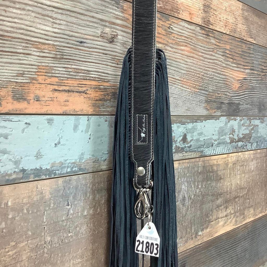 Western Mini Leather Fringe Strap 48" #21803