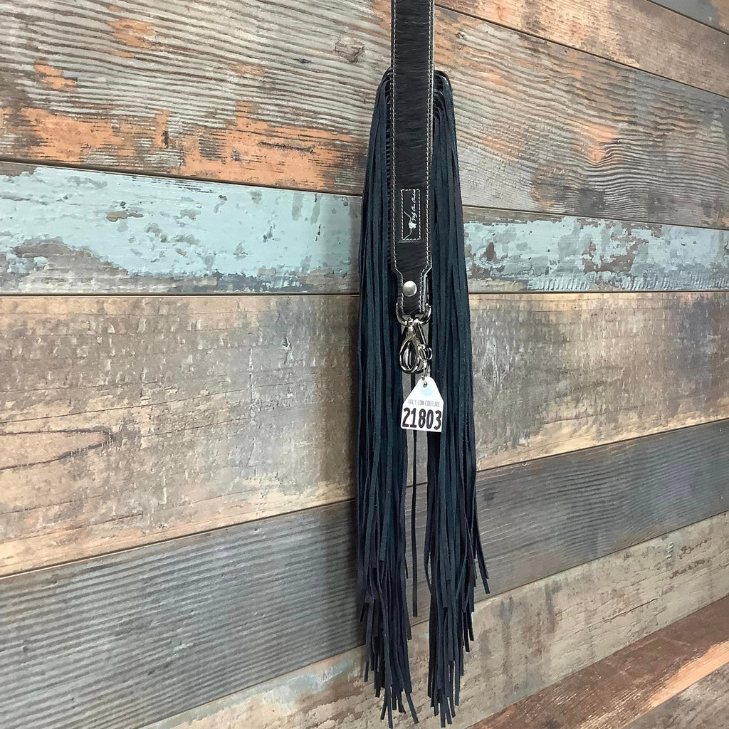 Western Mini Leather Fringe Strap 48" #21803