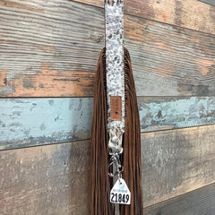 Western Mini Leather Fringe Strap 48" #21849
