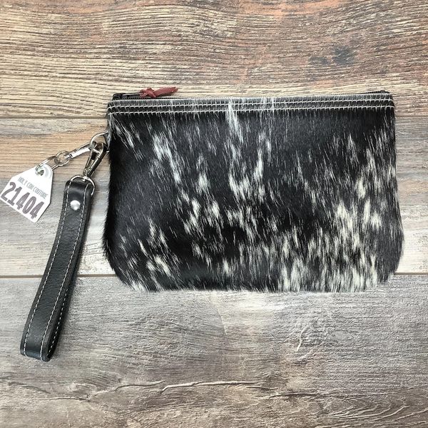 Western Leather Wristlet Clutch #21404