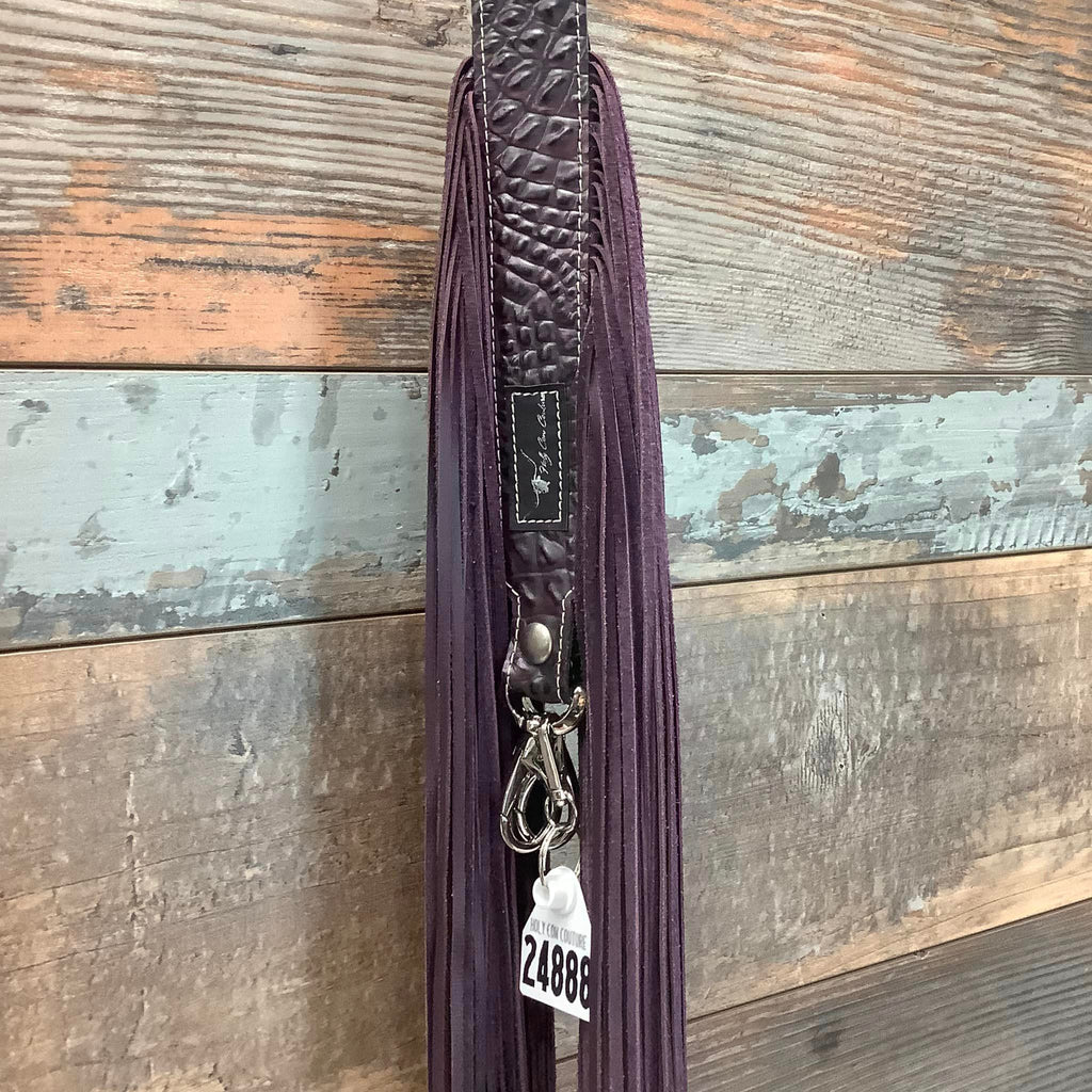 Western Mini Leather Fringe Strap 48" #24888