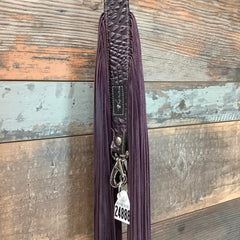 Western Mini Leather Fringe Strap 48" #24888