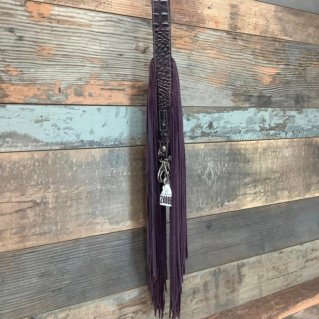 Western Mini Leather Fringe Strap 48" #24888