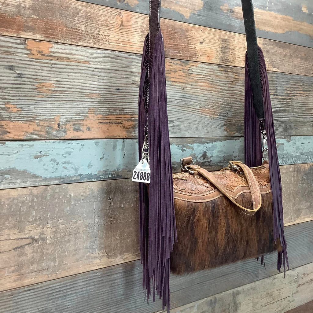 Western Mini Leather Fringe Strap 48" #24888