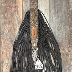 Western Mini Leather Fringe Strap 36" #24372