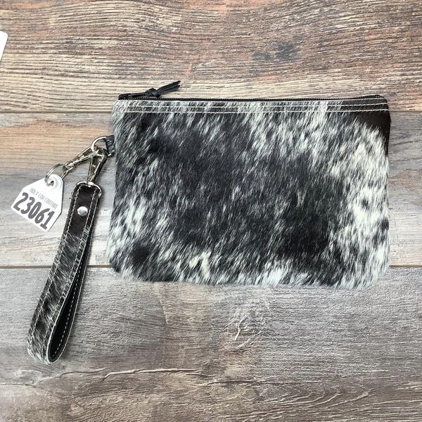 Western Leather Wristlet Clutch #23061
