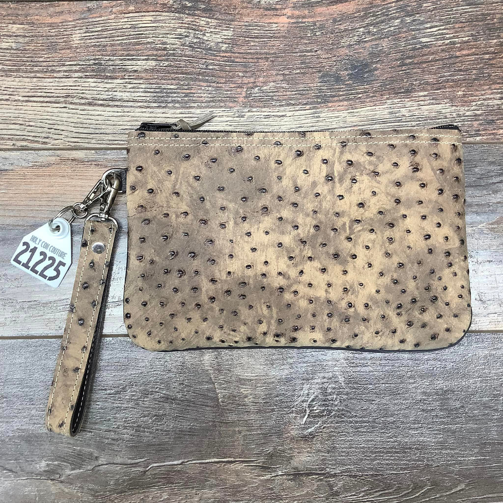 Western Leather Wristlet Clutch #21225