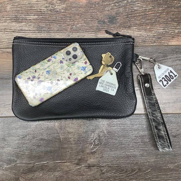 Western Leather Wristlet Clutch #23061