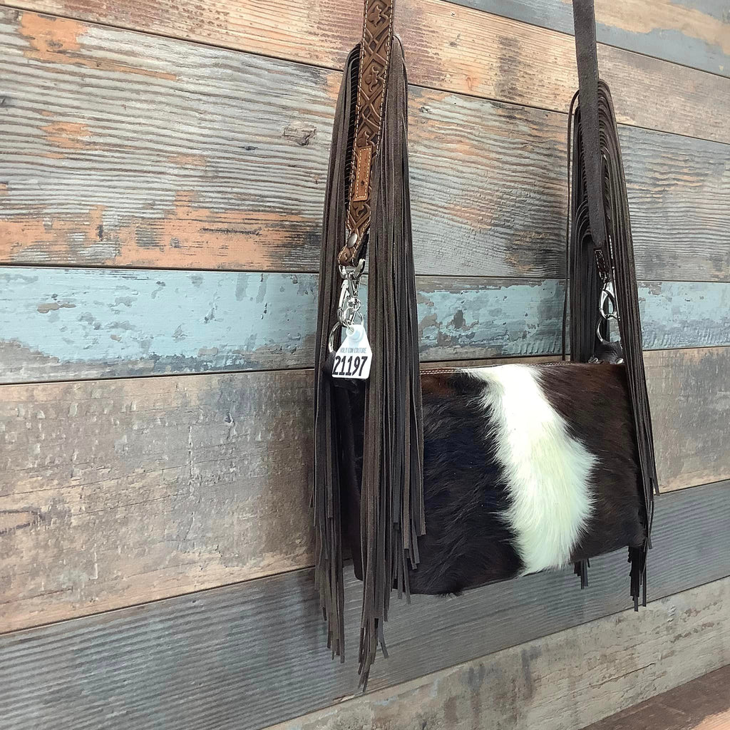 Western Mini Leather Fringe Strap 48" #21197