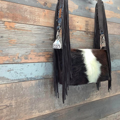 Western Mini Leather Fringe Strap 36" #21175
