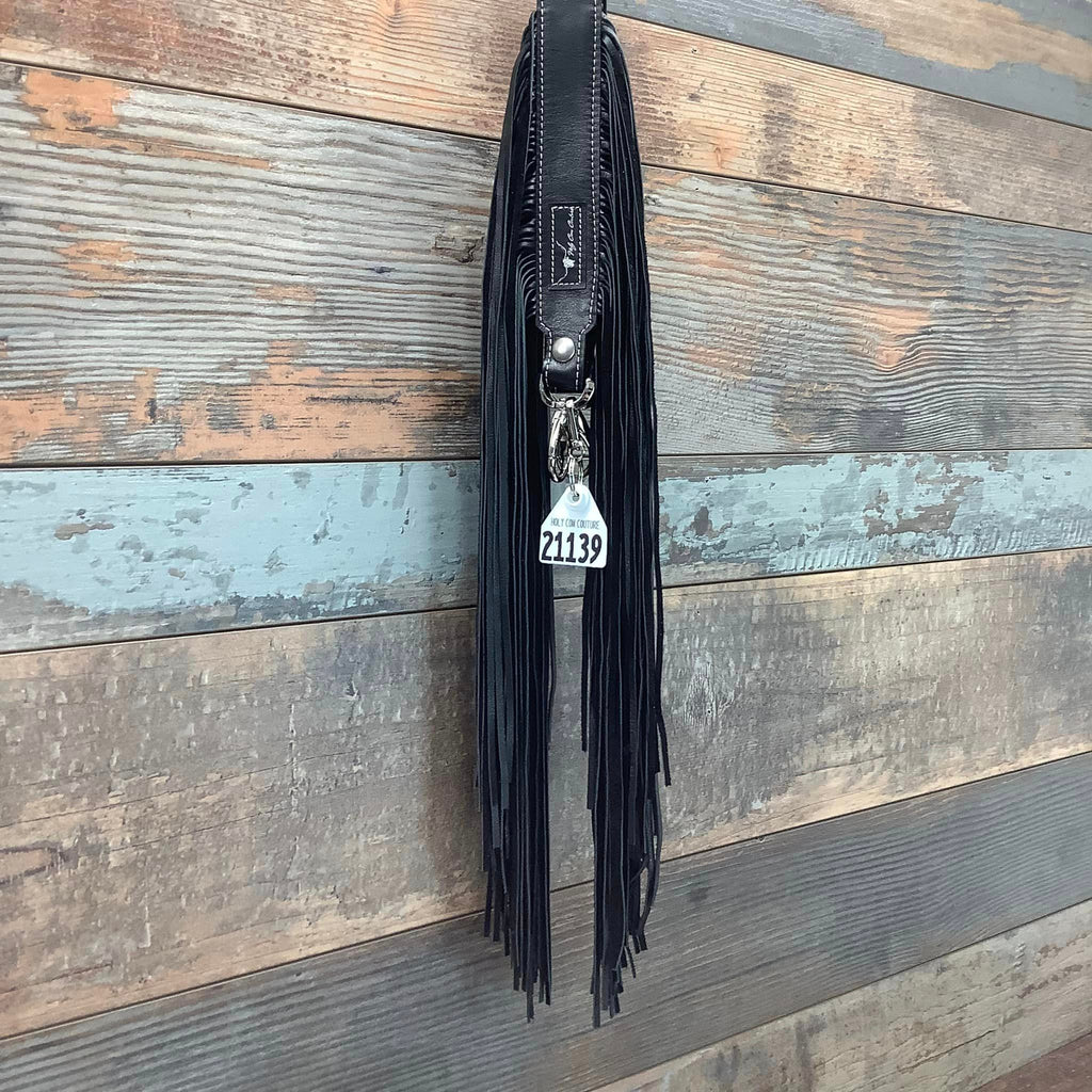 Western Mini Leather Fringe Strap 36" #21139