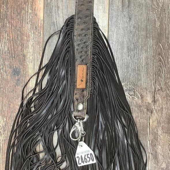 Western Mini Leather Fringe Strap 36" #24650