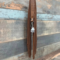 Western Mini Leather Fringe Strap 48" #24660