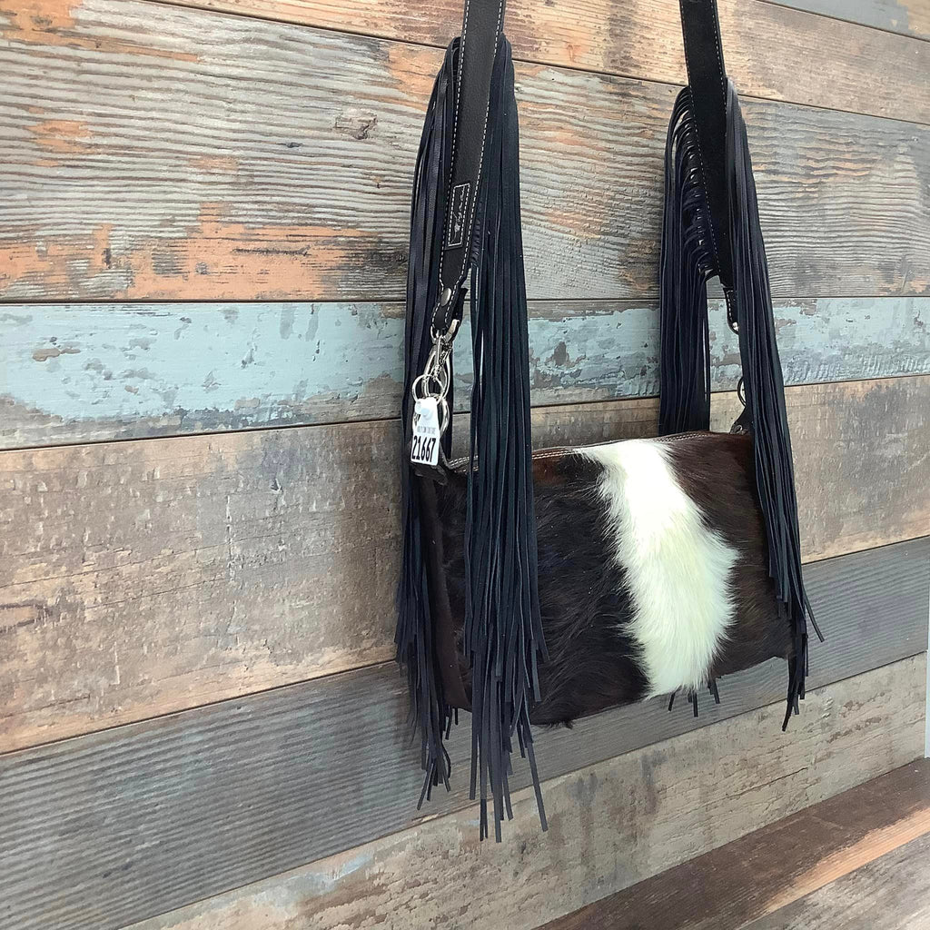 Western Mini Leather Fringe Strap 48" #21667