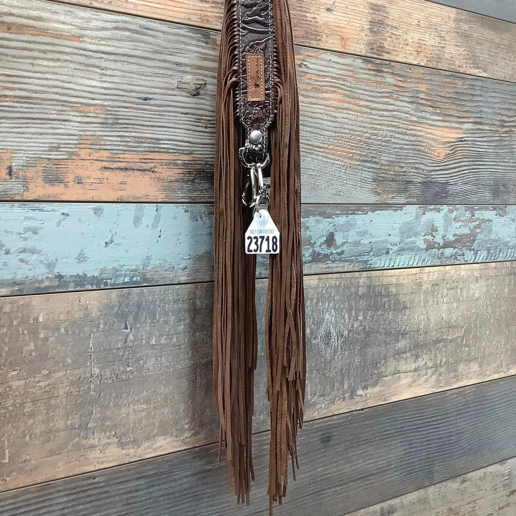 Western Mini Leather Fringe Strap 36" #23718
