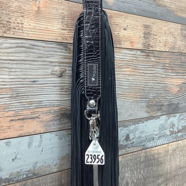 Western Mini Leather Fringe Strap 36" #23956
