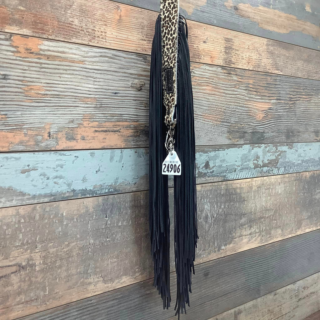 Western Mini Leather Fringe Strap 36" #24906