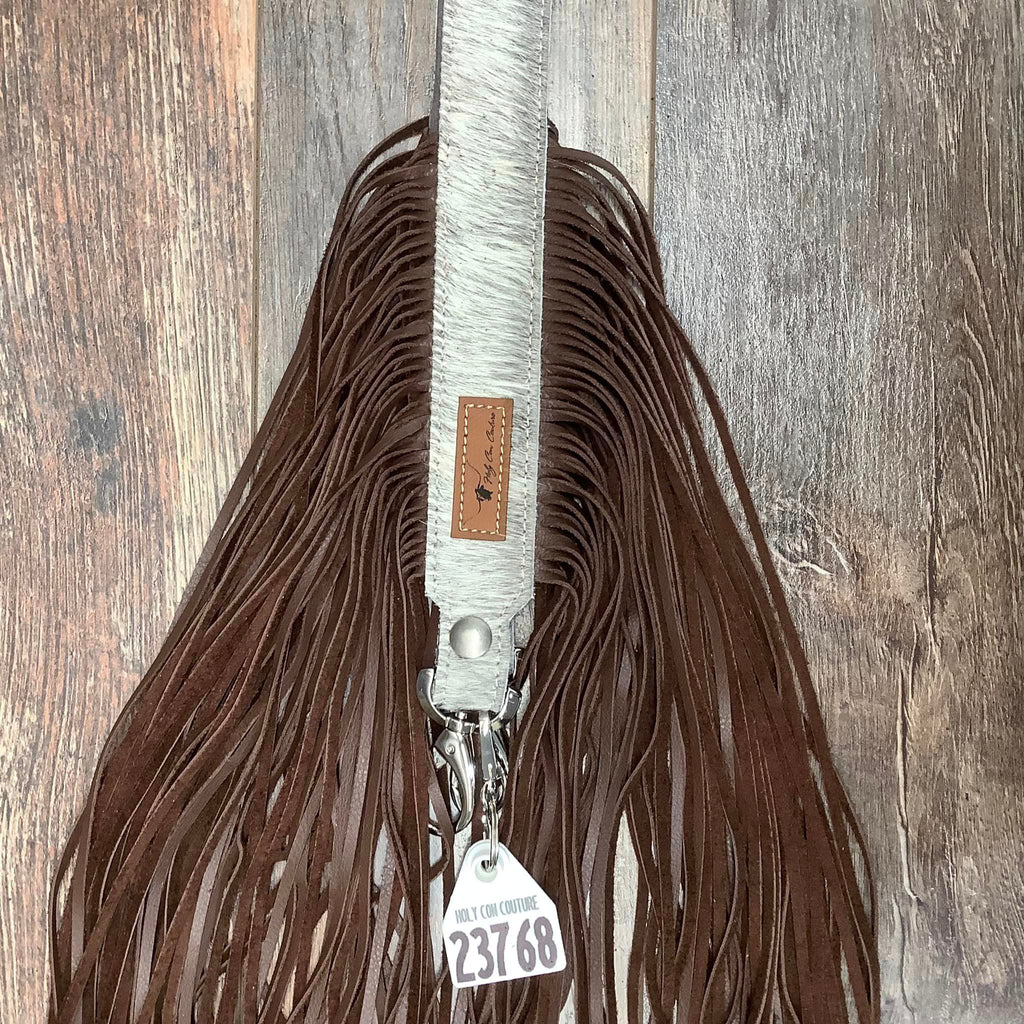 Western Mini Leather Fringe Strap 36" #23768