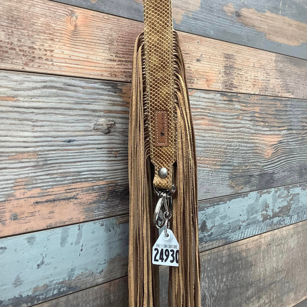 Western Mini Leather Fringe Strap 36" #24930