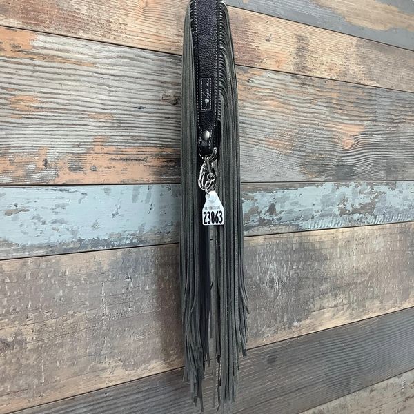 Western Mini Leather Fringe Strap 36" #23863