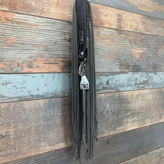 Western Mini Leather Fringe Strap 36" #23863