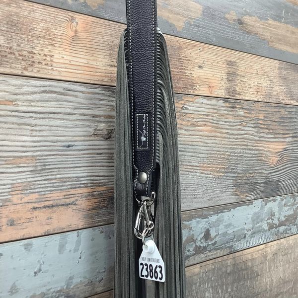 Western Mini Leather Fringe Strap 36" #23863