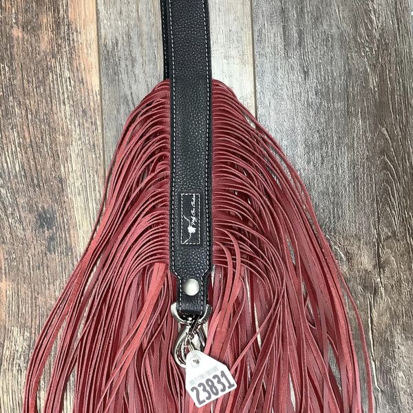 Western Mini Leather Fringe Strap 48" #23831