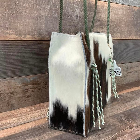 Cowhide Purse or Rope Can Strap