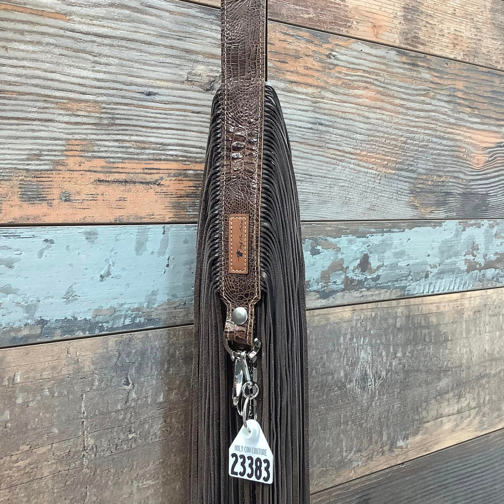 Western Mini Leather Fringe Strap 48" #23383