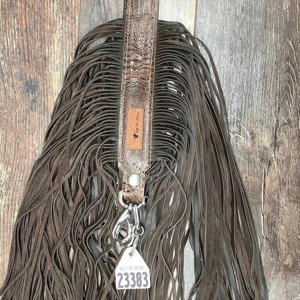 Western Mini Leather Fringe Strap 48" #23383