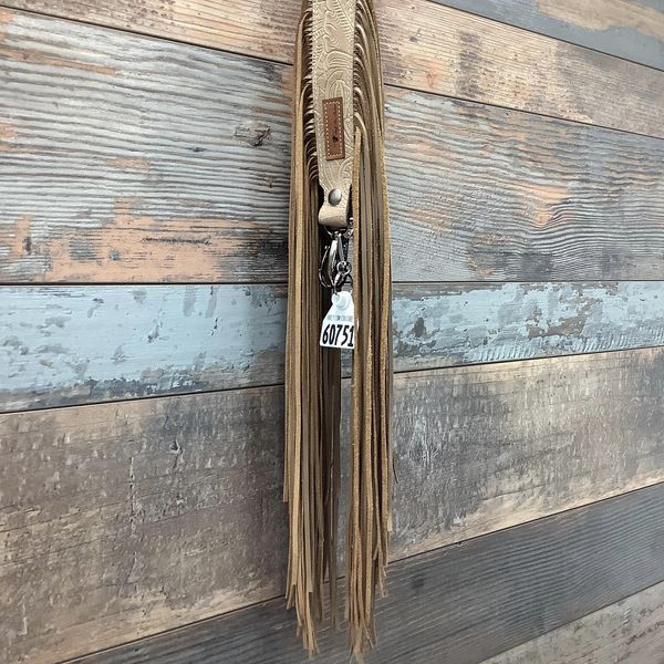 Western Mini Leather Fringe Strap 36" #60751