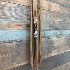 Western Mini Leather Fringe Strap 36" #60751