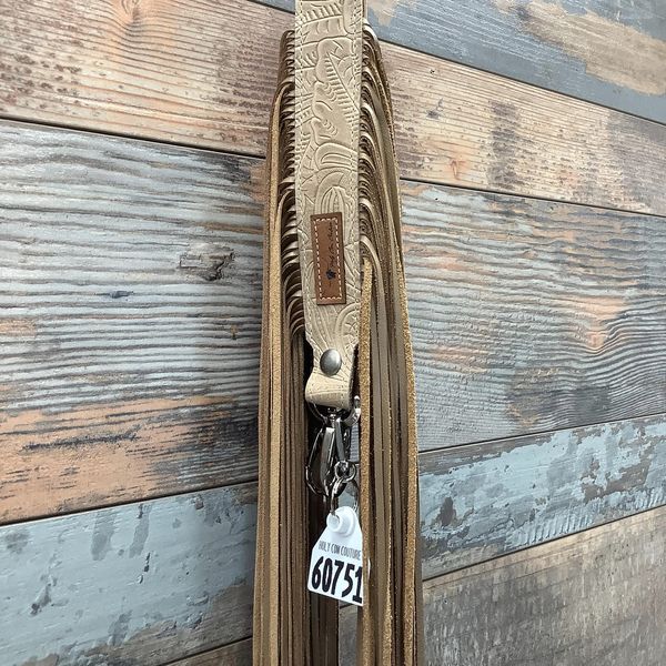 Western Mini Leather Fringe Strap 36" #60751