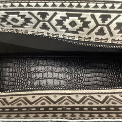 Get Outta Town Hybrid Tote With Authentic Turquoise Silver Concho #65533