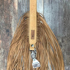 Western Mini Leather Fringe Strap 48" #64811