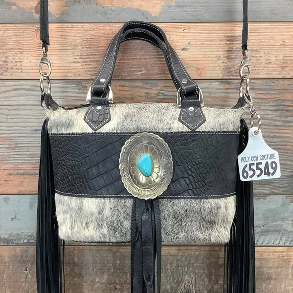Mini Designer Hybrid With Authentic Turquoise Silver Concho #65549